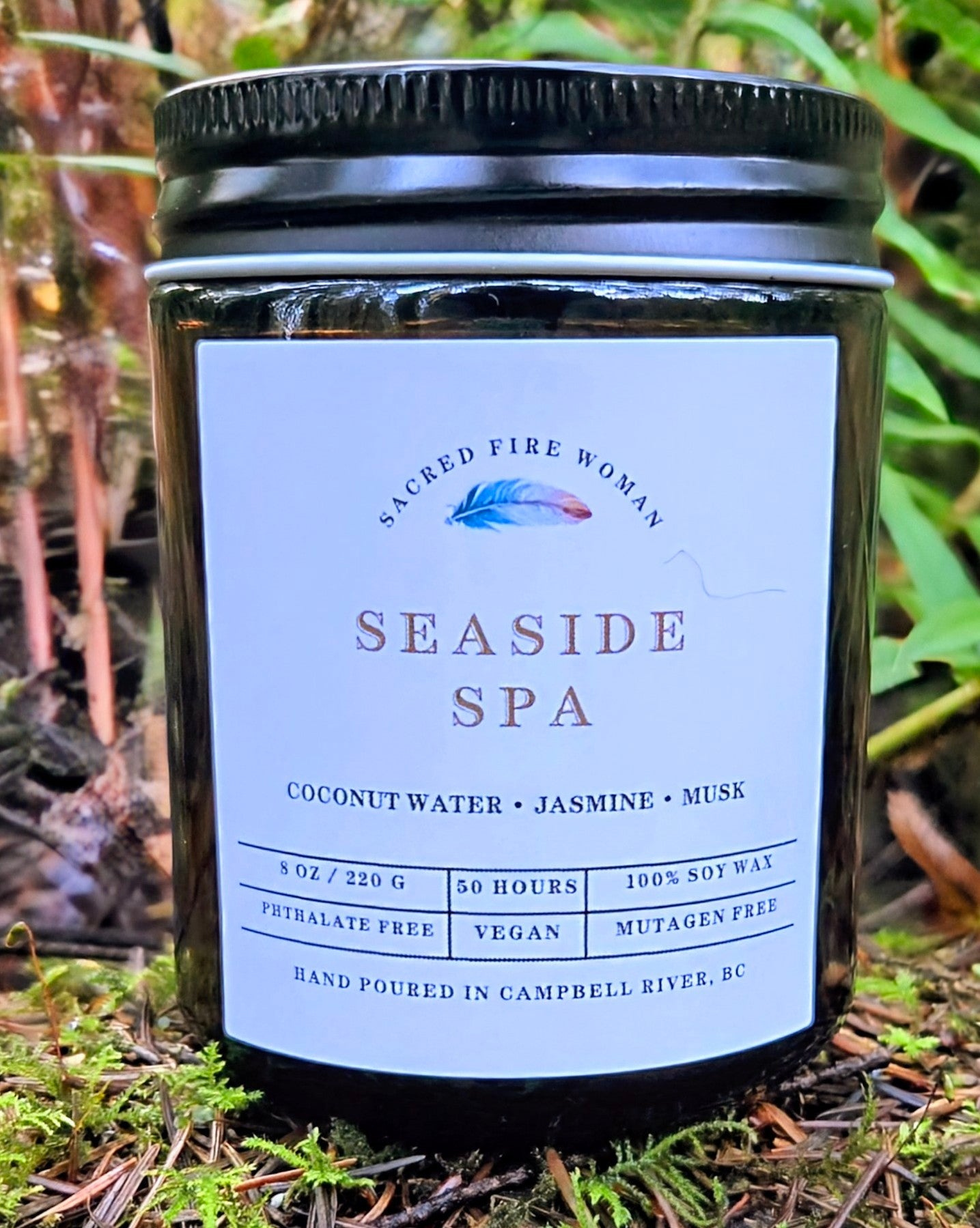 Seaside Spa – Jasmine, Amber & Coconut Soy Candle