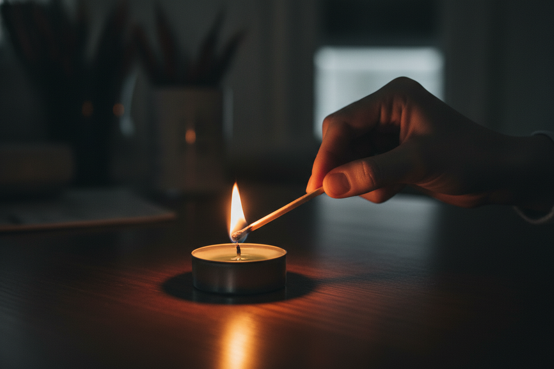 How to Set an Intention with Candlelight