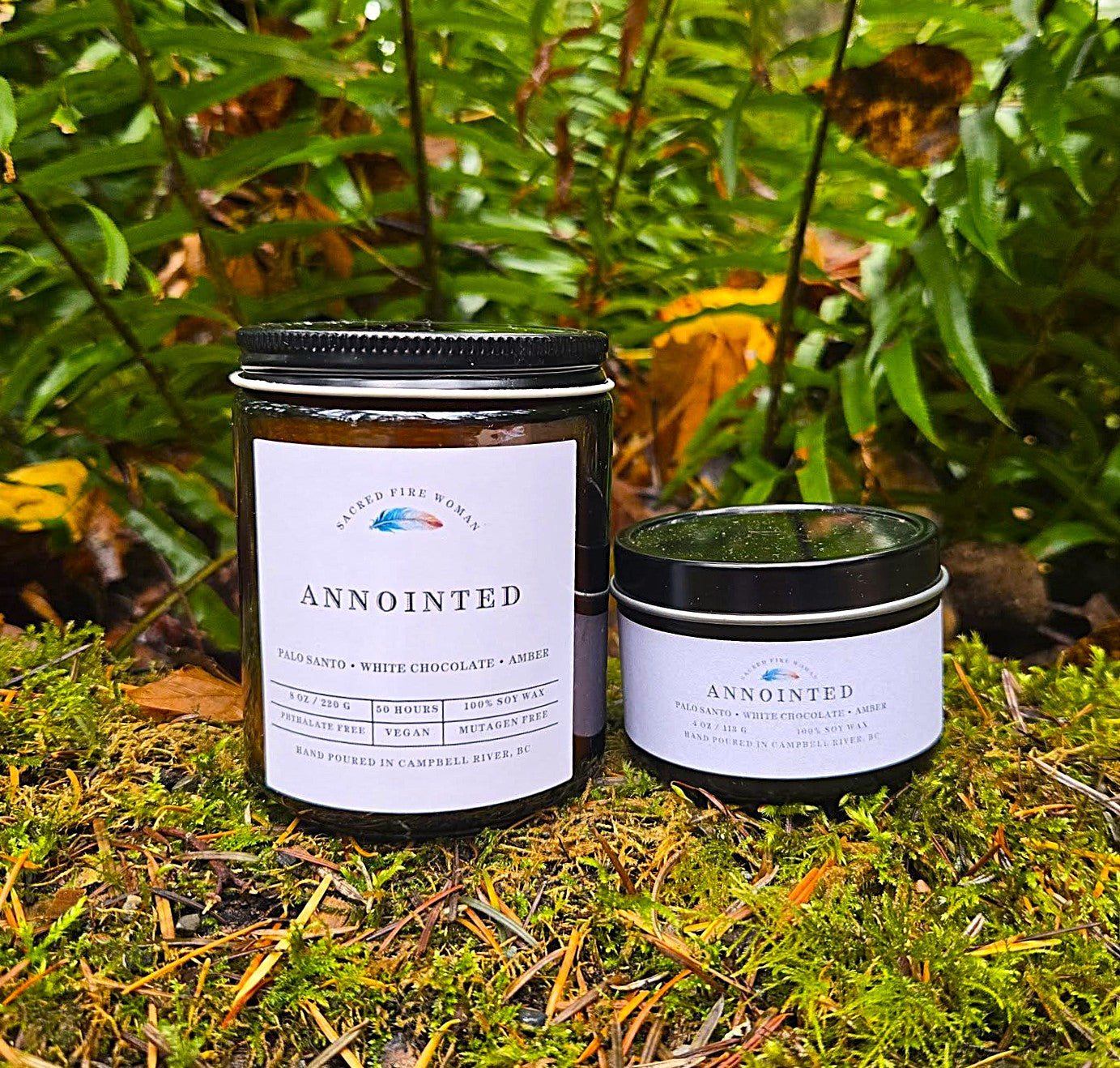 Anointed – Palo Santo & Vanilla Candle