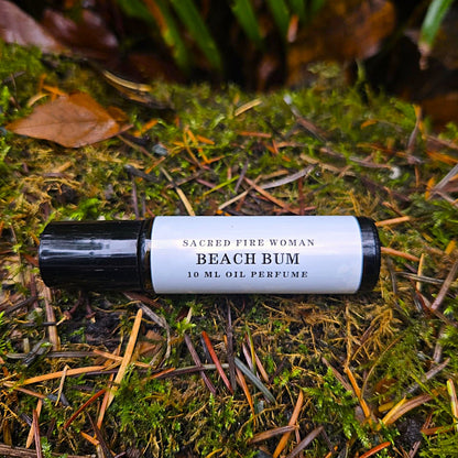Beach Bum Oil Perfume – 10 ml Roller | Salted Caramel, Macadamia Nut & Vanilla