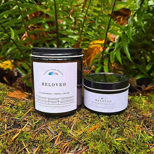 Beloved – Rose & Amber Soy Candle