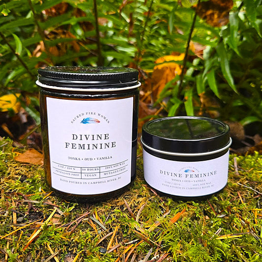 Divine Feminine – Amaretto, Vanilla & Oud Soy Candle